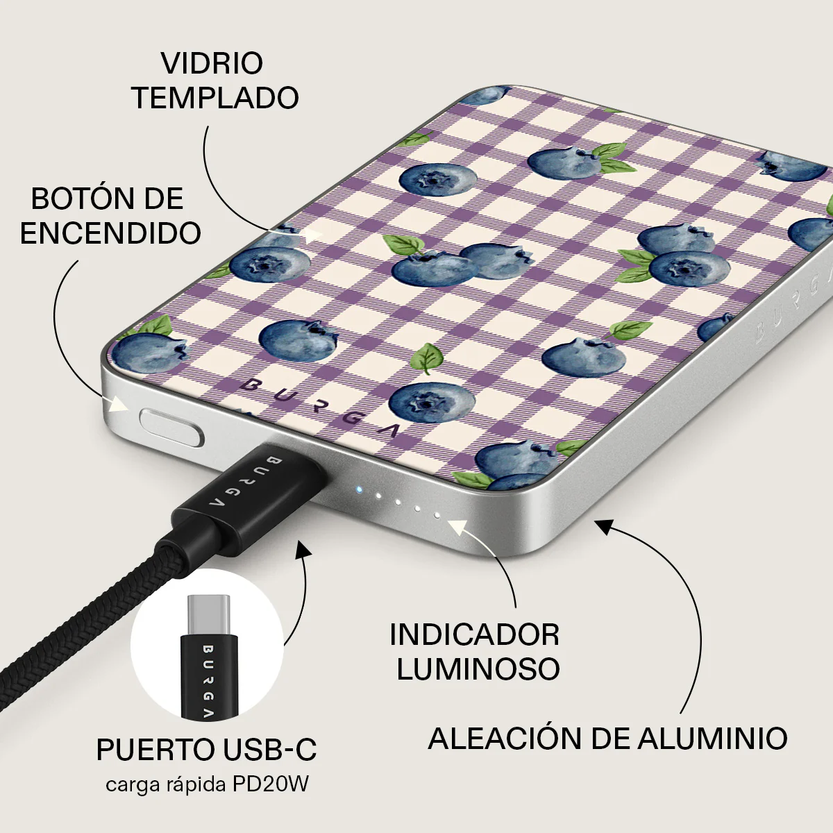 Blueberry Muffin - Power Bank Magnético - Image 15