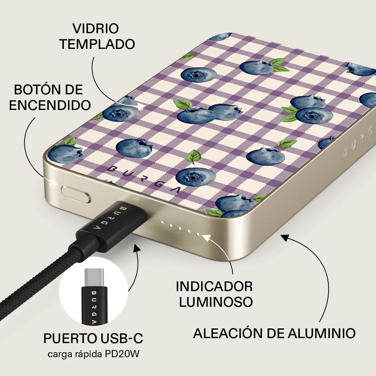 Blueberry Muffin - Power Bank Magnético - Image 25