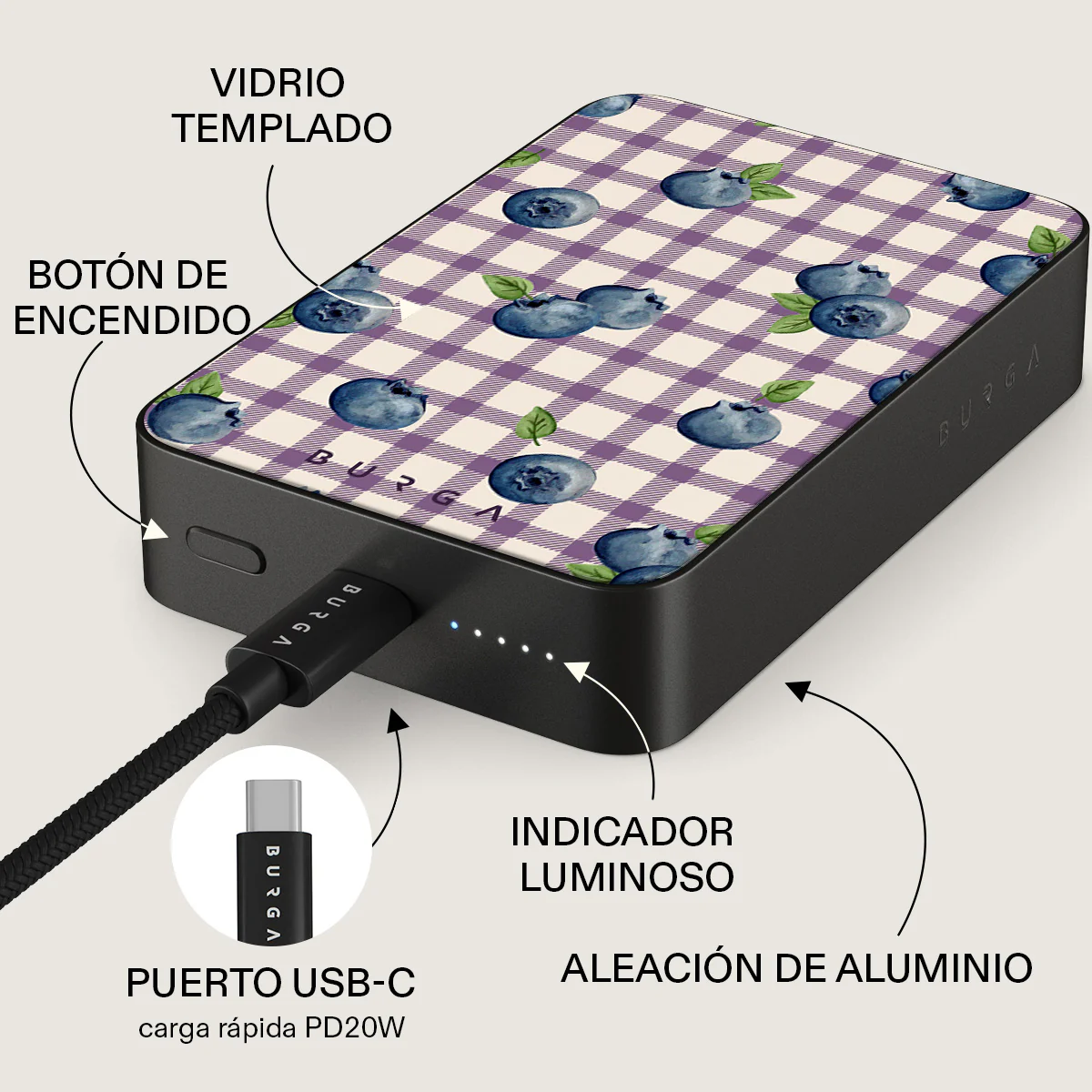 Blueberry Muffin - Power Bank Magnético - Image 35