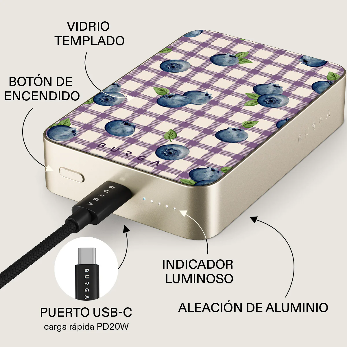 Blueberry Muffin - Power Bank Magnético - Image 40