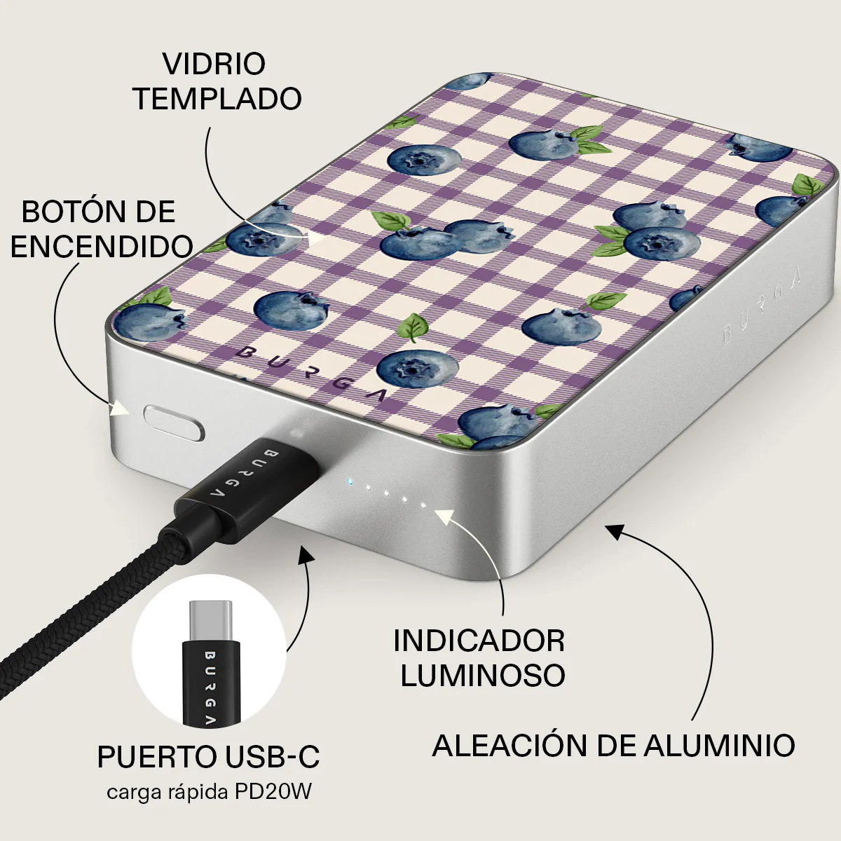Blueberry Muffin - Power Bank Magnético - Image 45