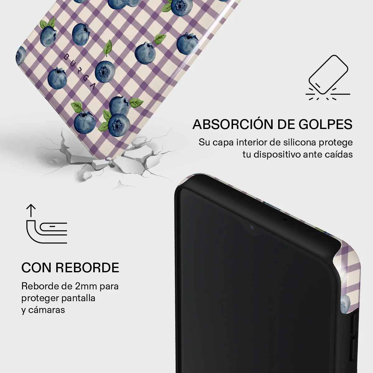Blueberry Muffin - Samsung Galaxy A12 4G Funda - Image 4