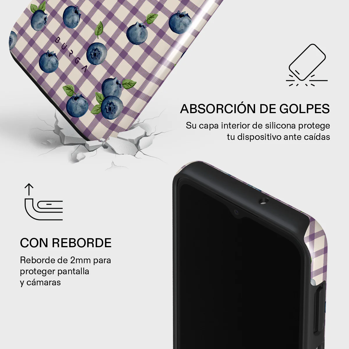 Blueberry Muffin - Samsung Galaxy A13 4G Funda - Image 4