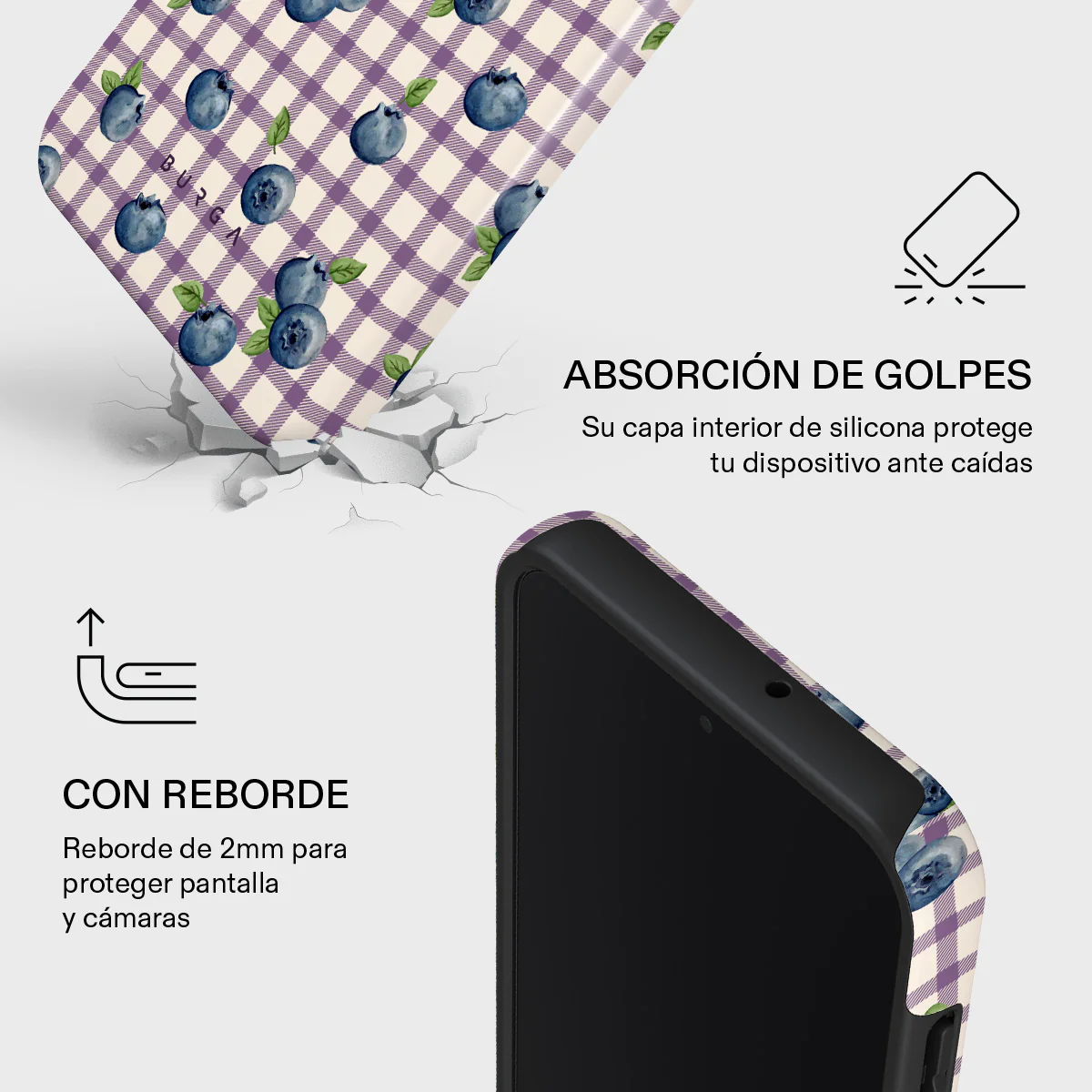 Blueberry Muffin - Samsung Galaxy A15 4G / 5G Funda - Image 4
