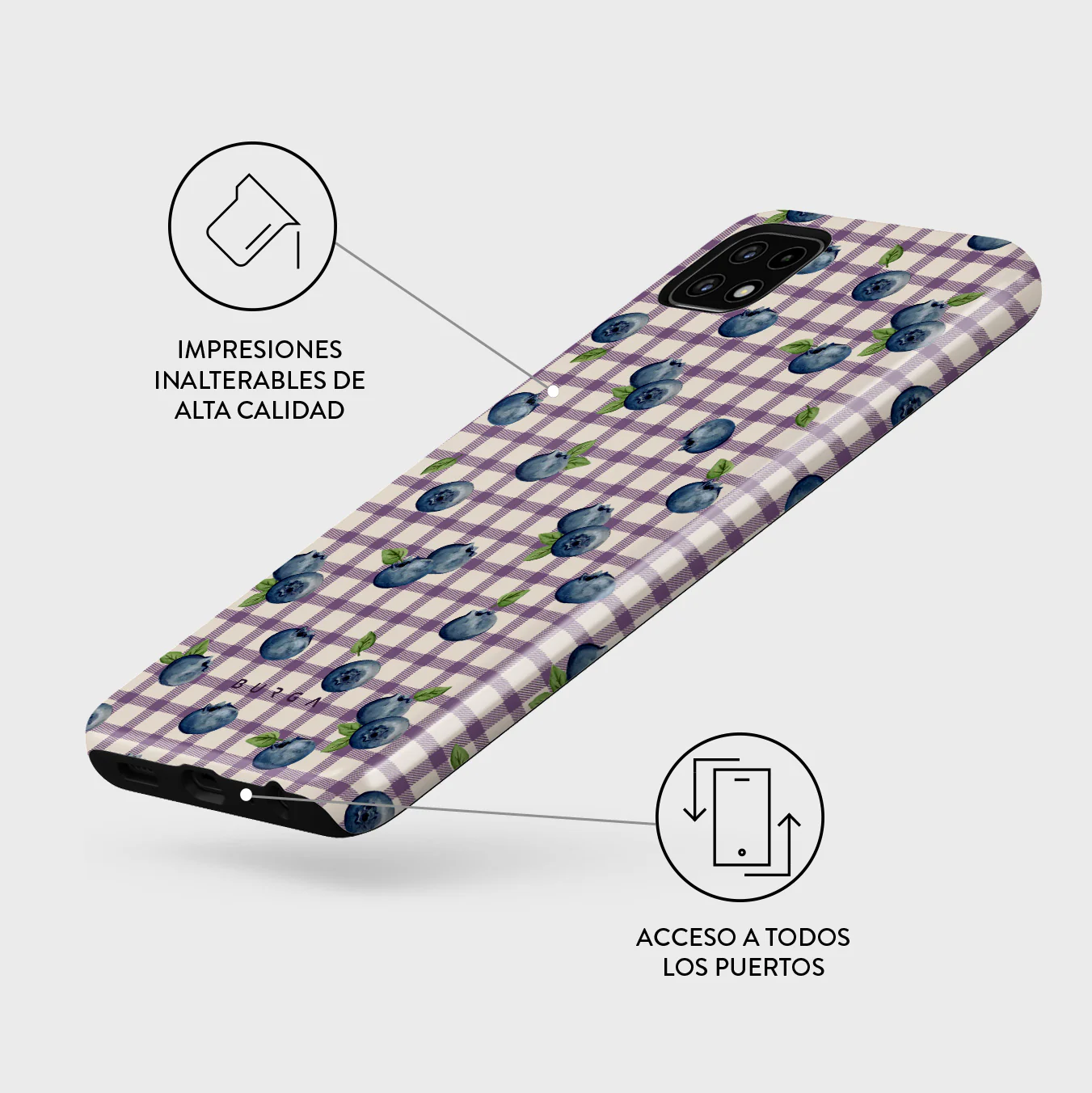 Blueberry Muffin - Samsung Galaxy A22 5G Funda - Image 3