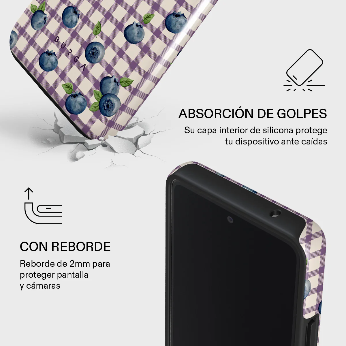 Blueberry Muffin - Samsung Galaxy A33 Funda - Image 4