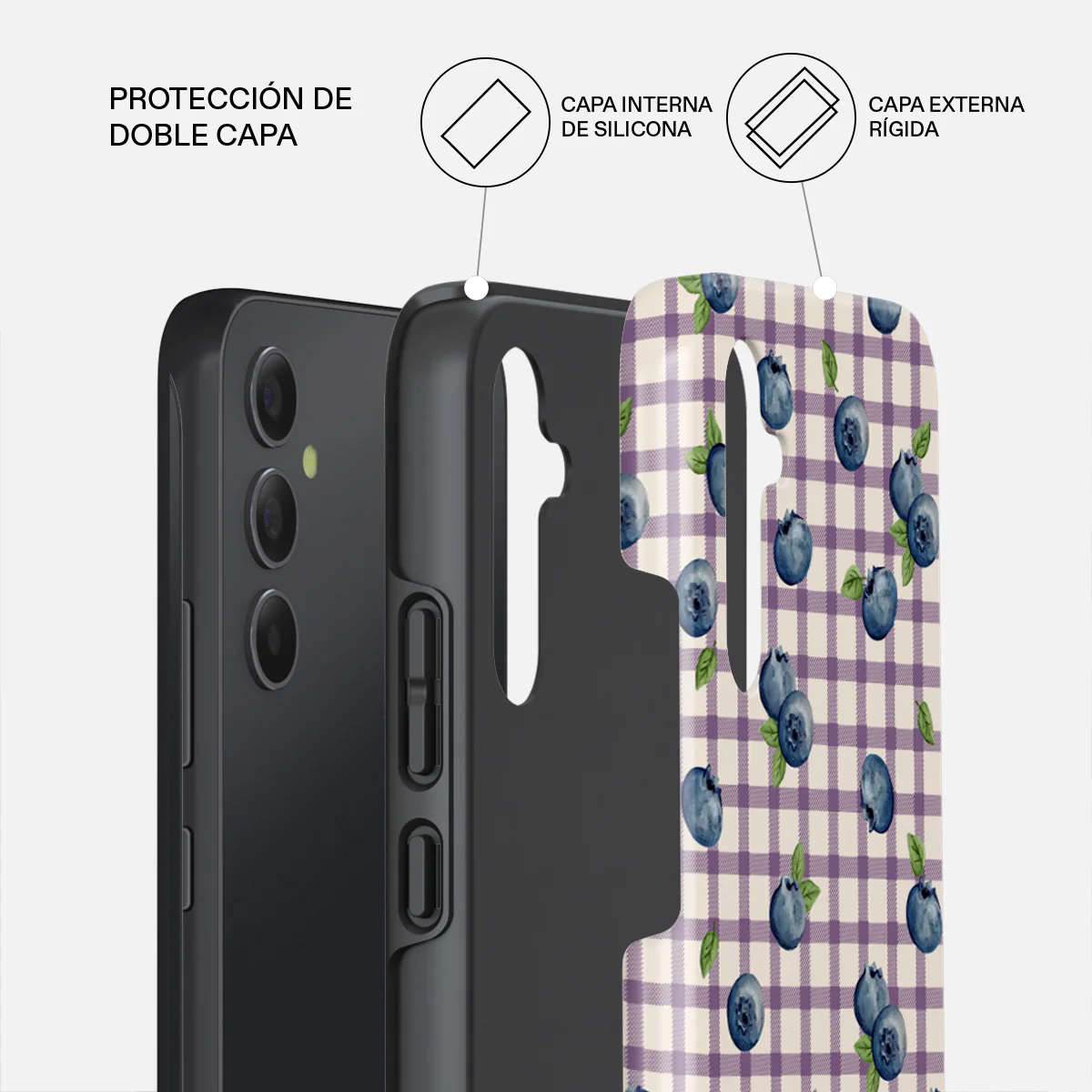 Blueberry Muffin - Samsung Galaxy A34 Funda - Image 2