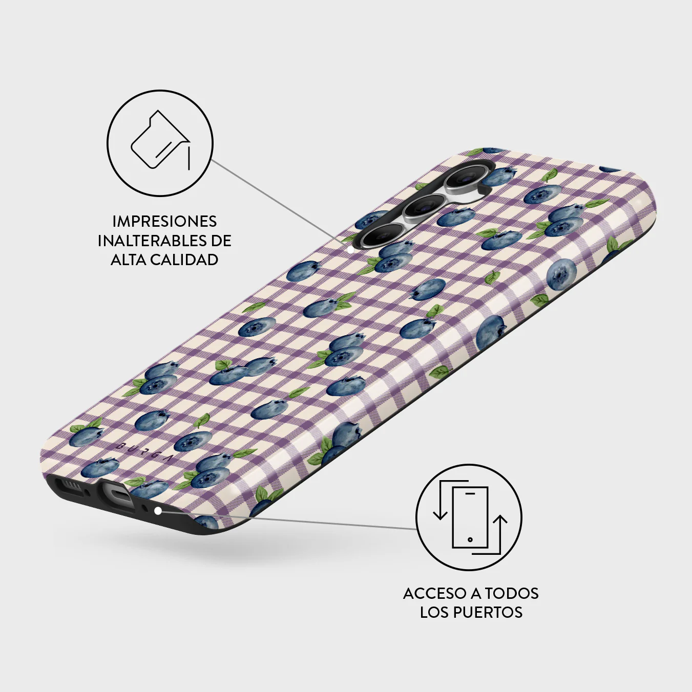 Blueberry Muffin - Samsung Galaxy A54 Funda - Image 3
