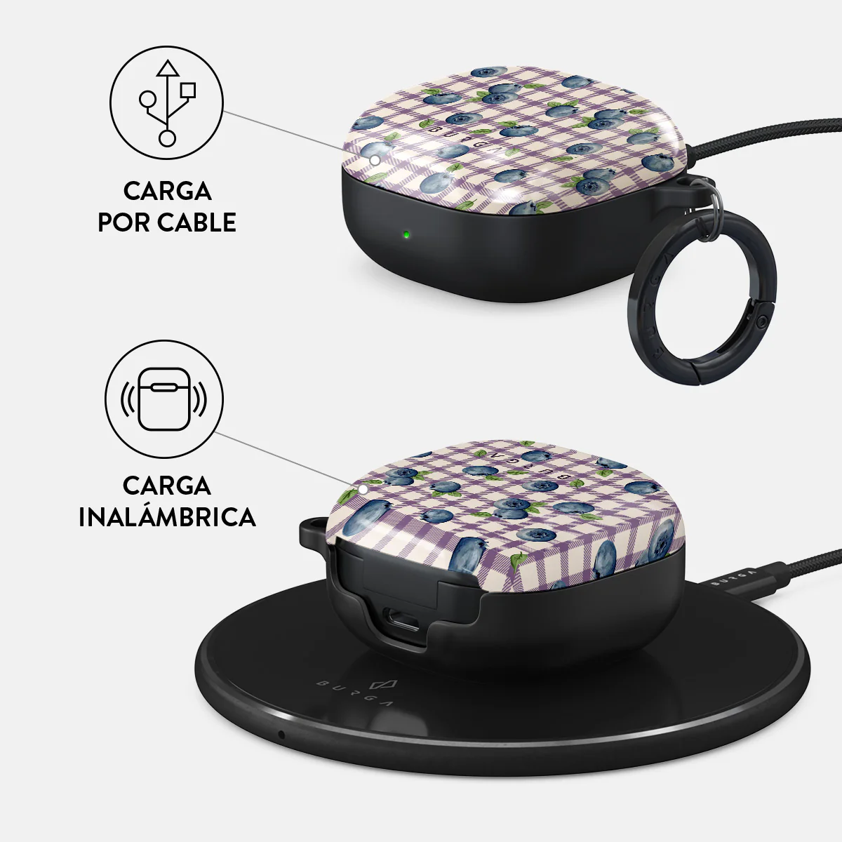 Blueberry Muffin - Samsung Galaxy Buds Live Funda - Image 3