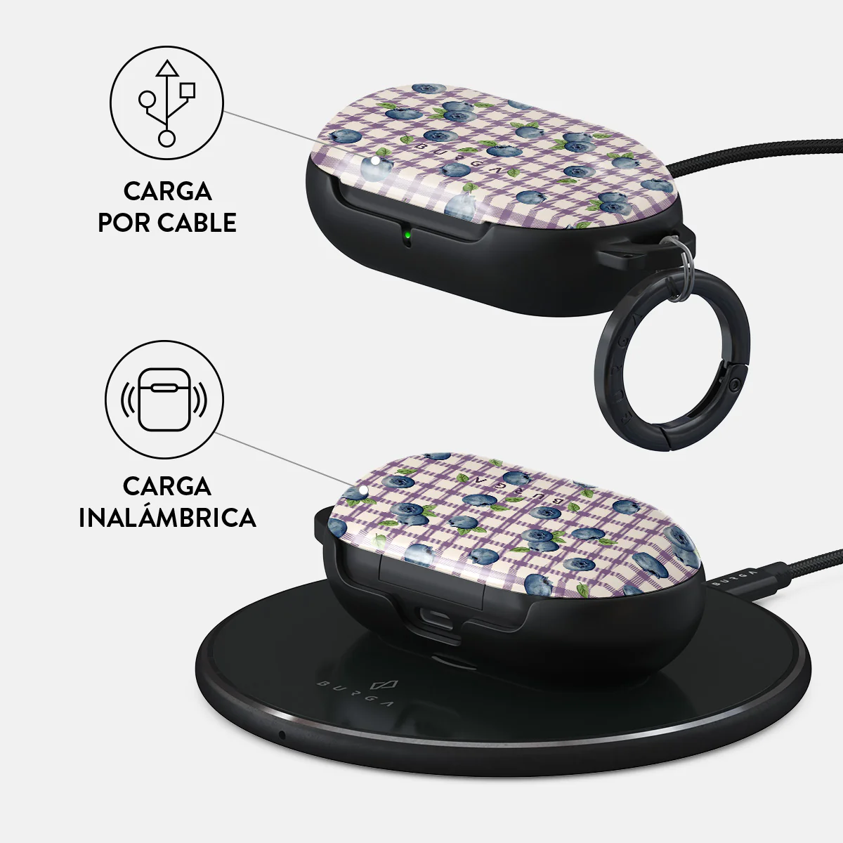 Blueberry Muffin - Samsung Galaxy Buds Plus Funda - Image 3