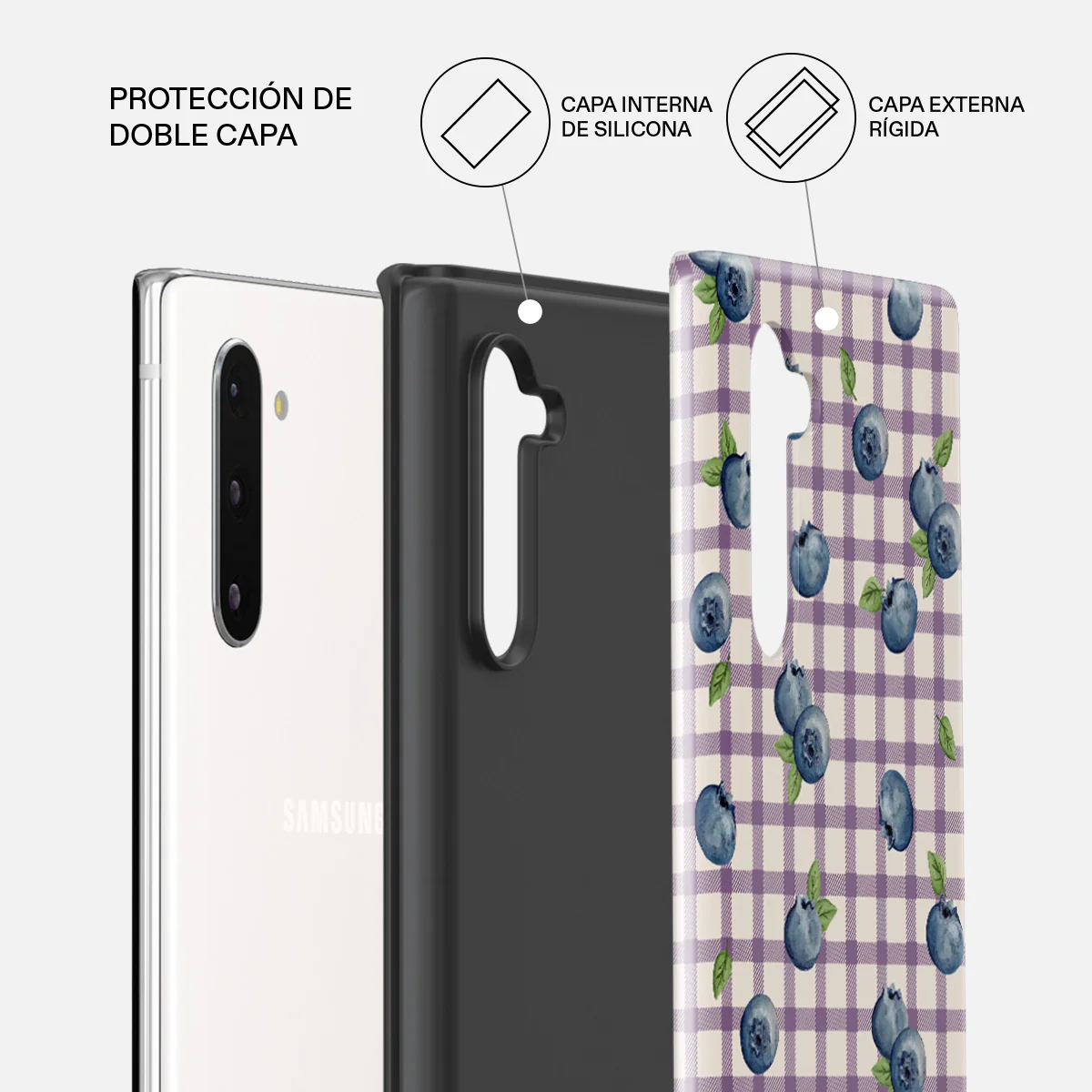 Blueberry Muffin - Samsung Galaxy Note 10 Funda - Image 6