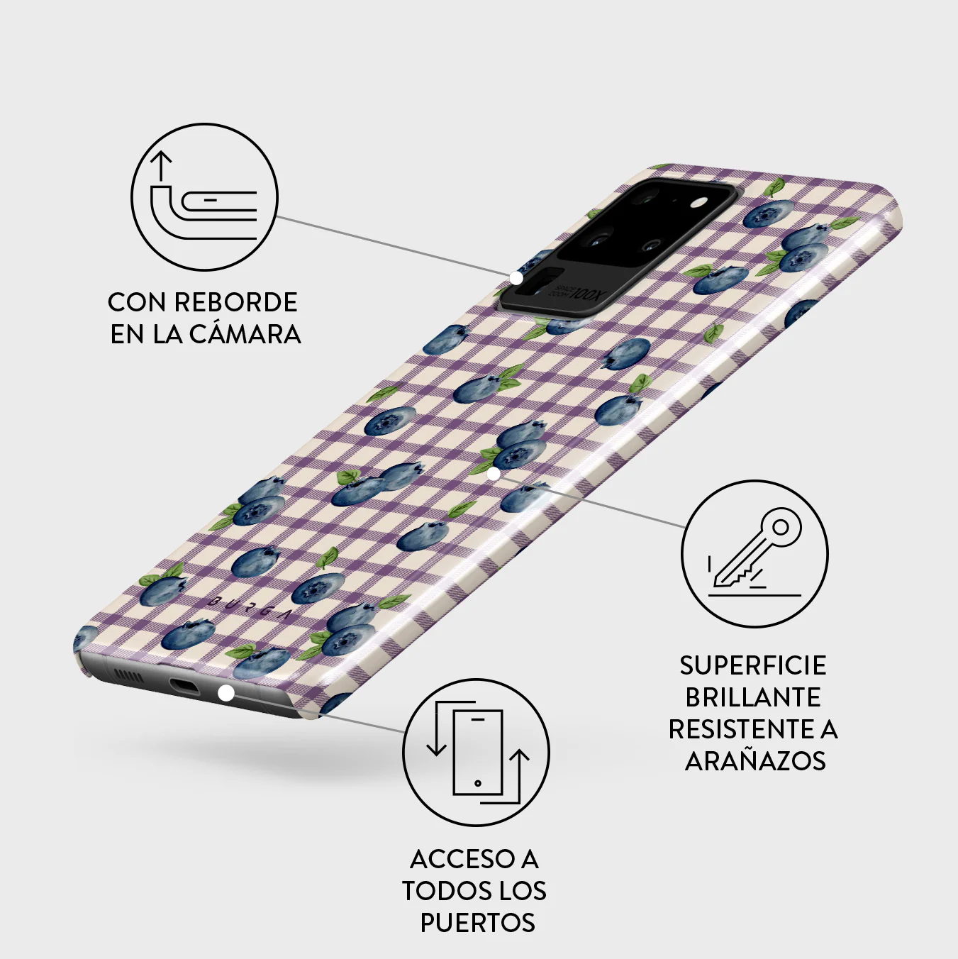 Blueberry Muffin - Samsung Galaxy S20 Ultra 4G / 5G Funda - Image 3