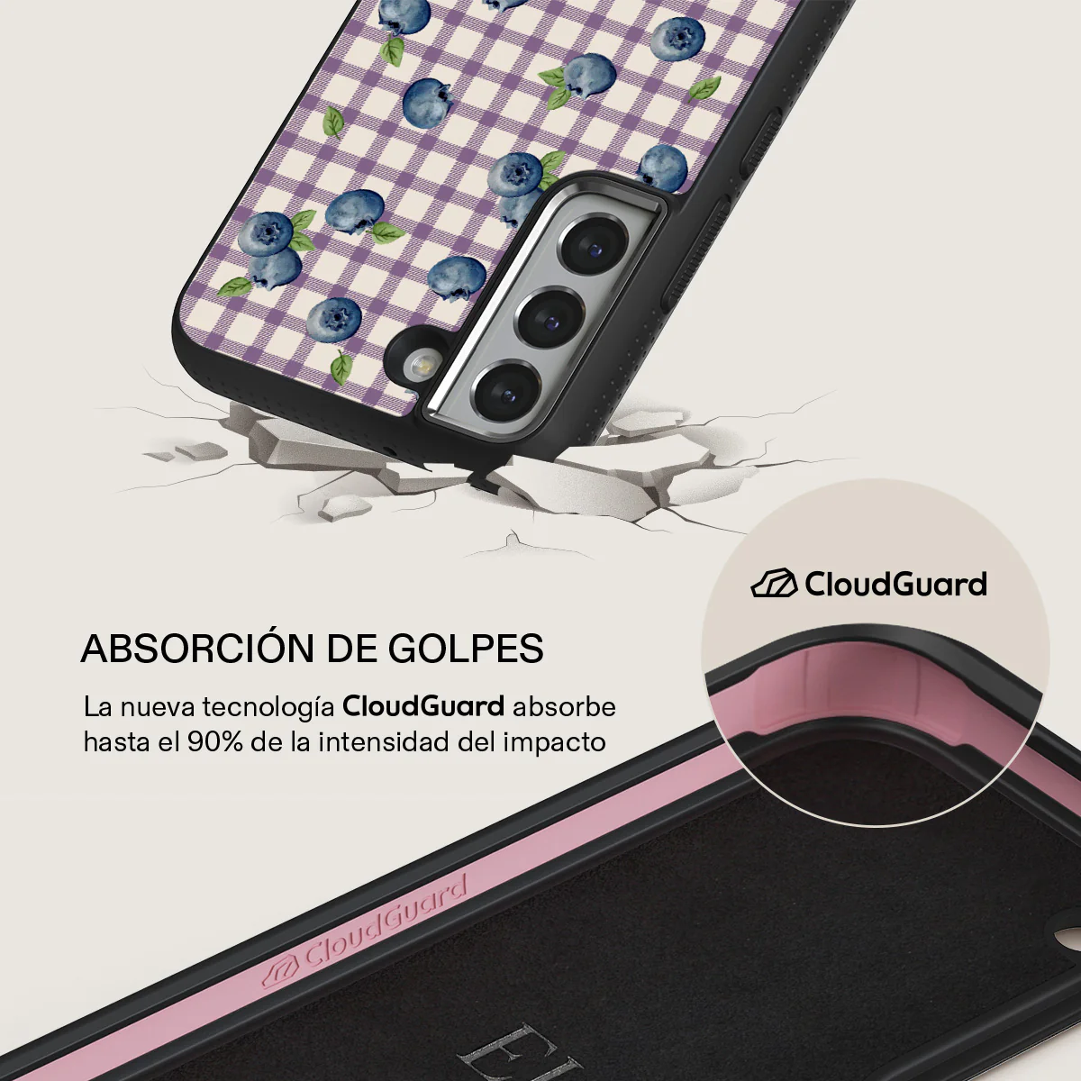 Blueberry Muffin - Samsung Galaxy S22 Plus Funda - Image 14