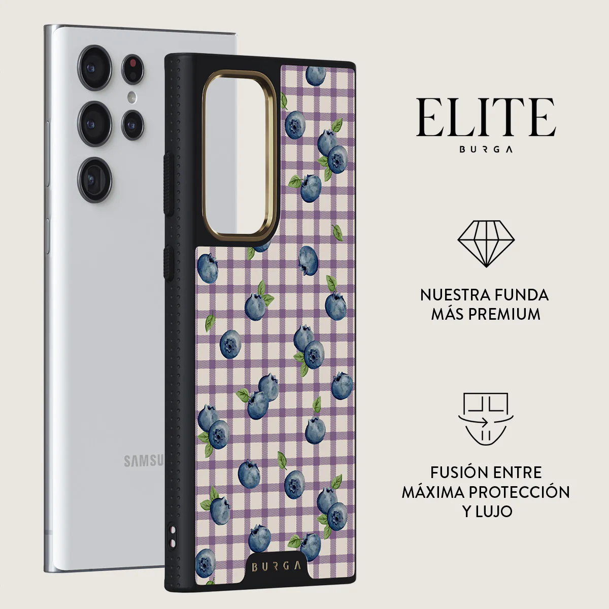Blueberry Muffin - Samsung Galaxy S22 Ultra Funda - Image 6
