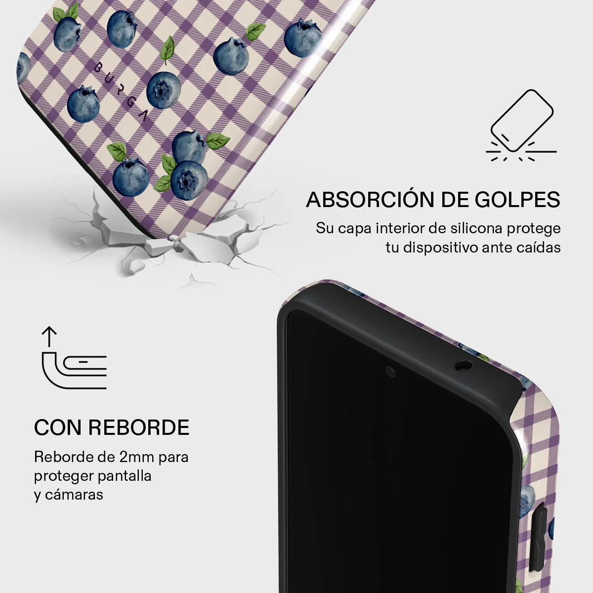 Blueberry Muffin - Samsung Galaxy S23 FE Funda - Image 4