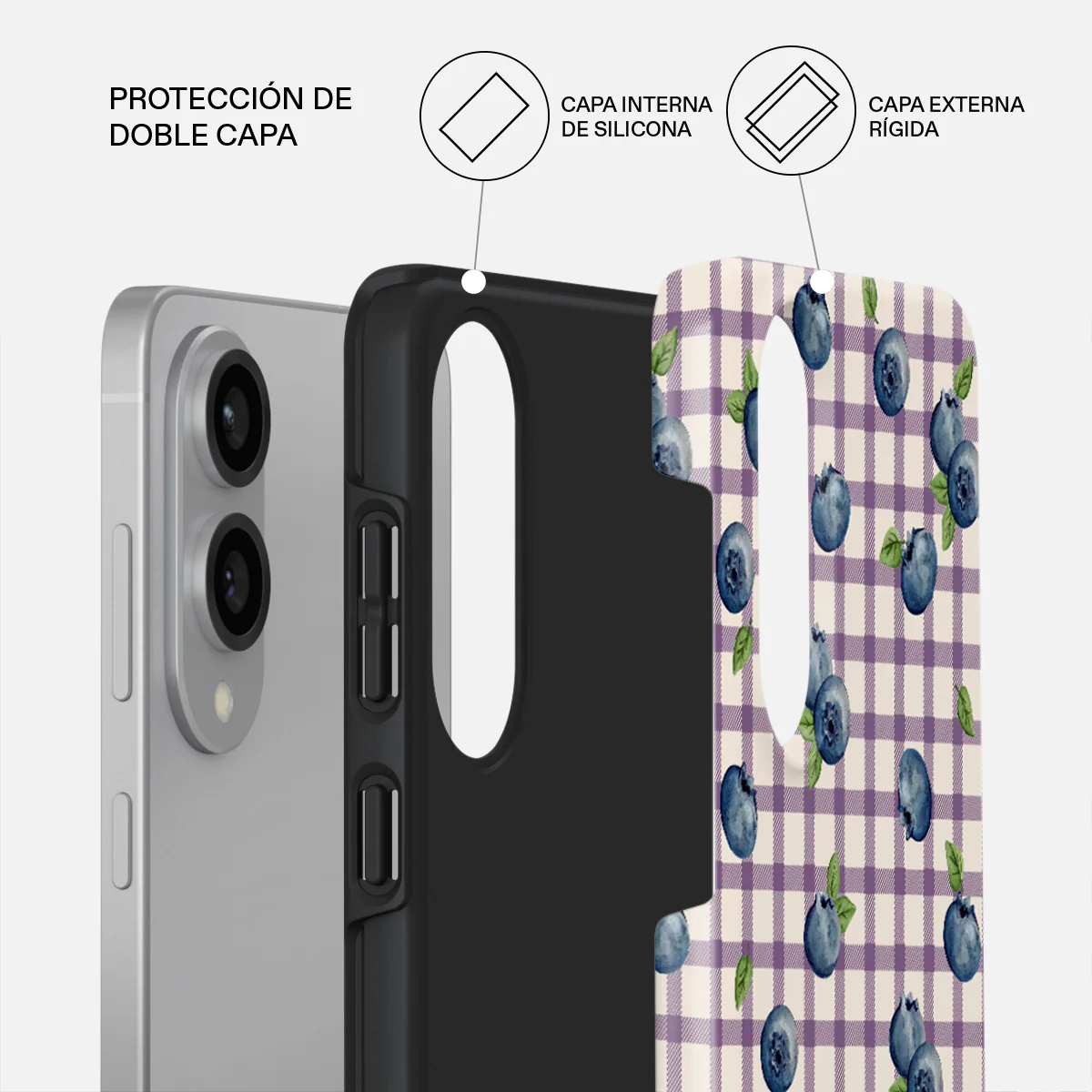Blueberry Muffin - Samsung Galaxy S25 Edge Funda - Image 2