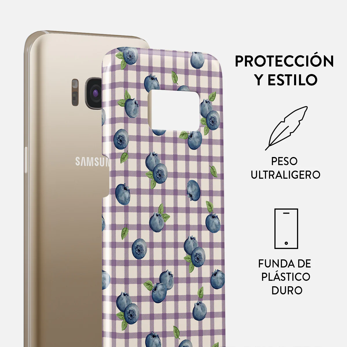 Blueberry Muffin - Samsung Galaxy S8 Funda - Image 2