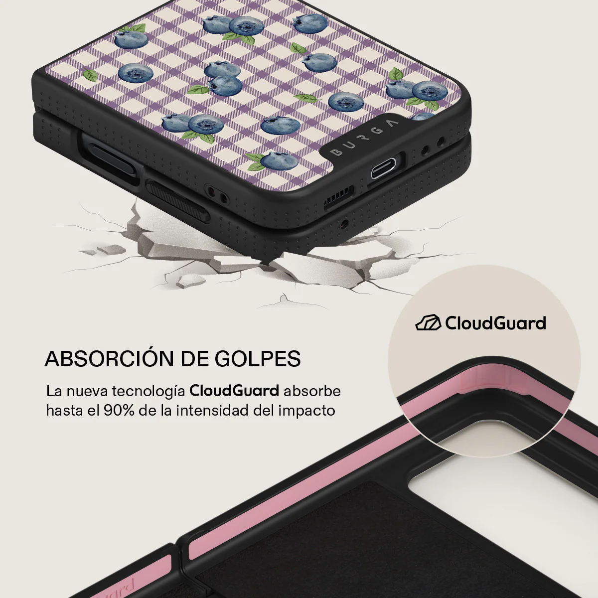 Blueberry Muffin - Samsung Galaxy Z Flip 4 Funda - Image 22