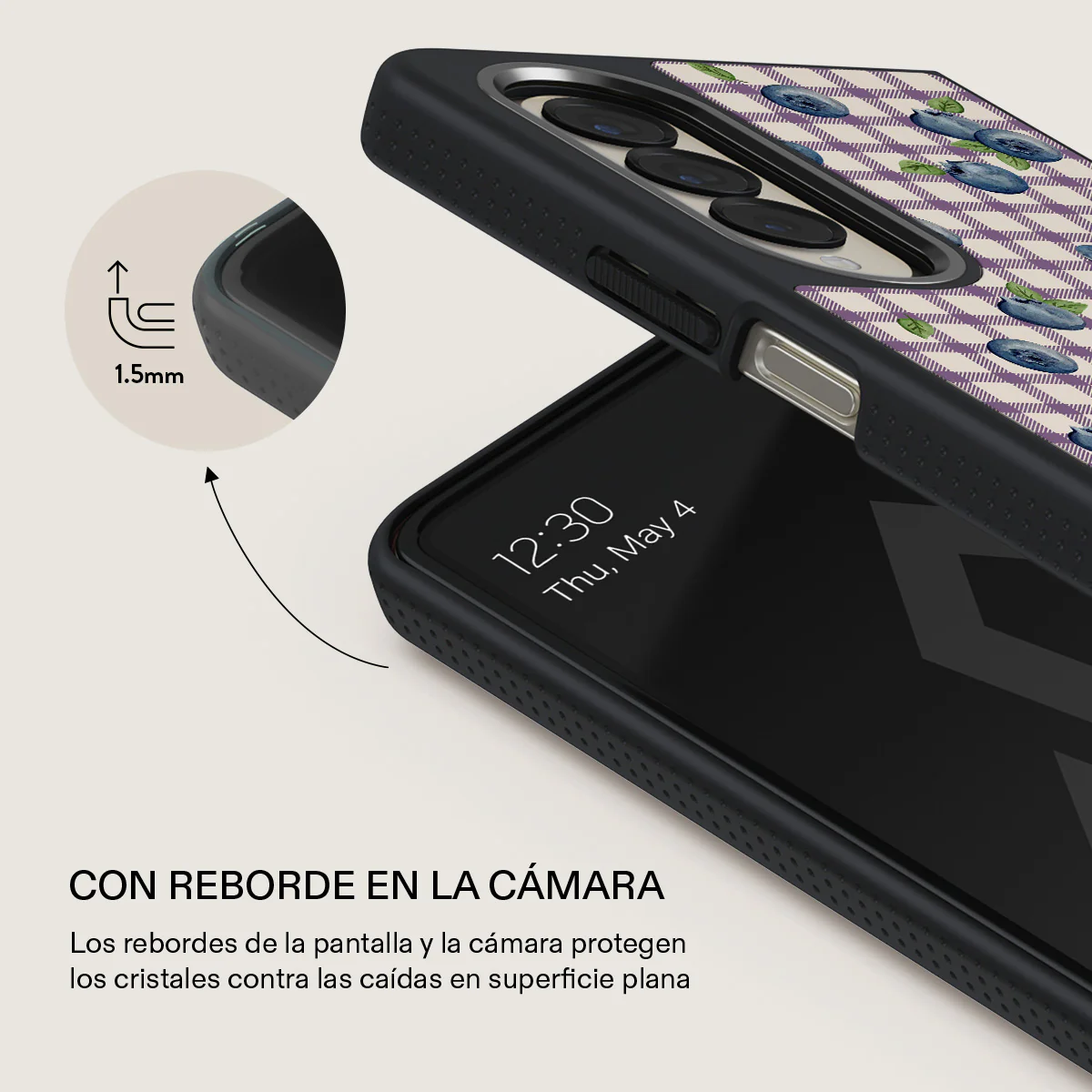 Blueberry Muffin - Samsung Galaxy Z Fold 4 Funda - Image 16