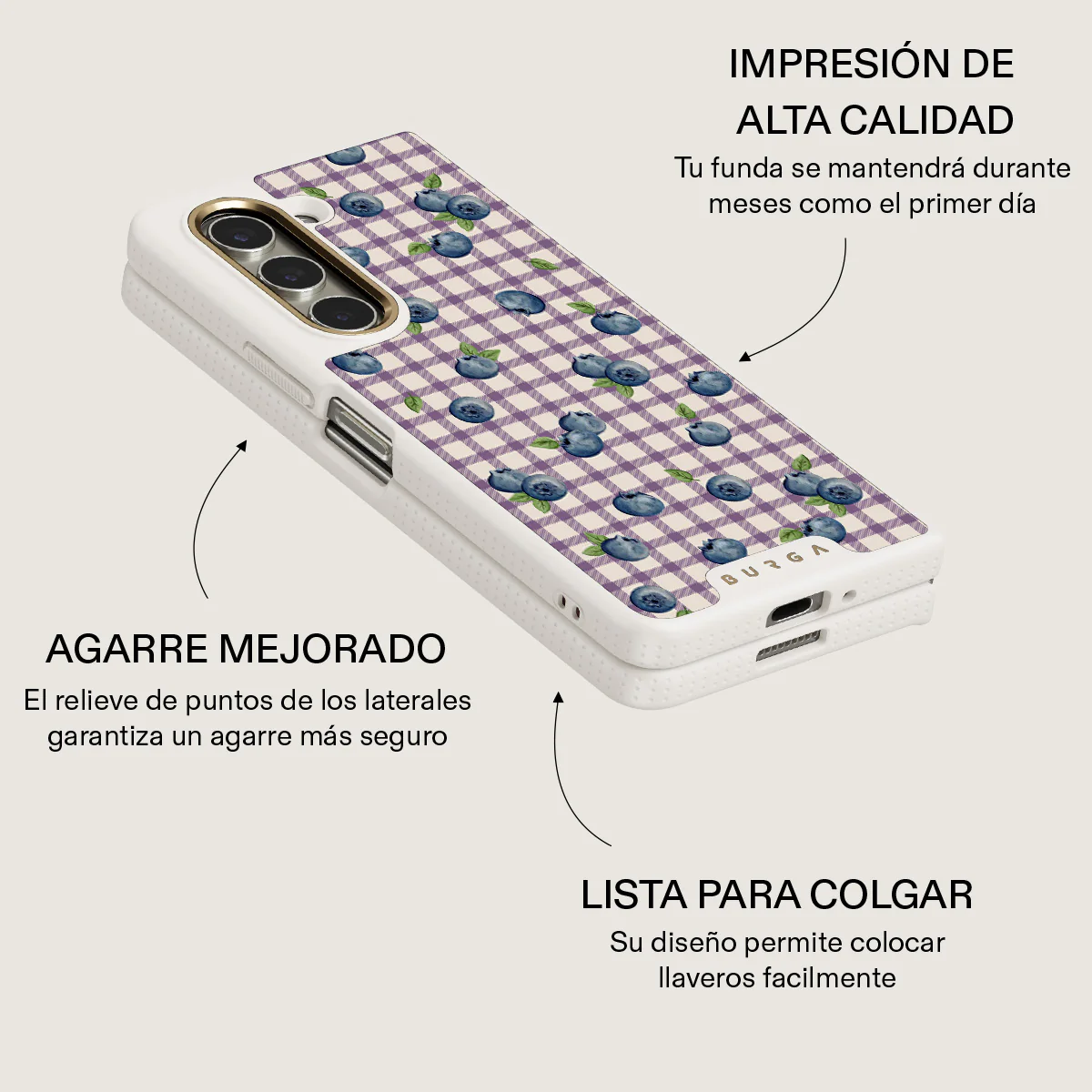 Blueberry Muffin - Samsung Galaxy Z Fold 5 Funda - Image 19
