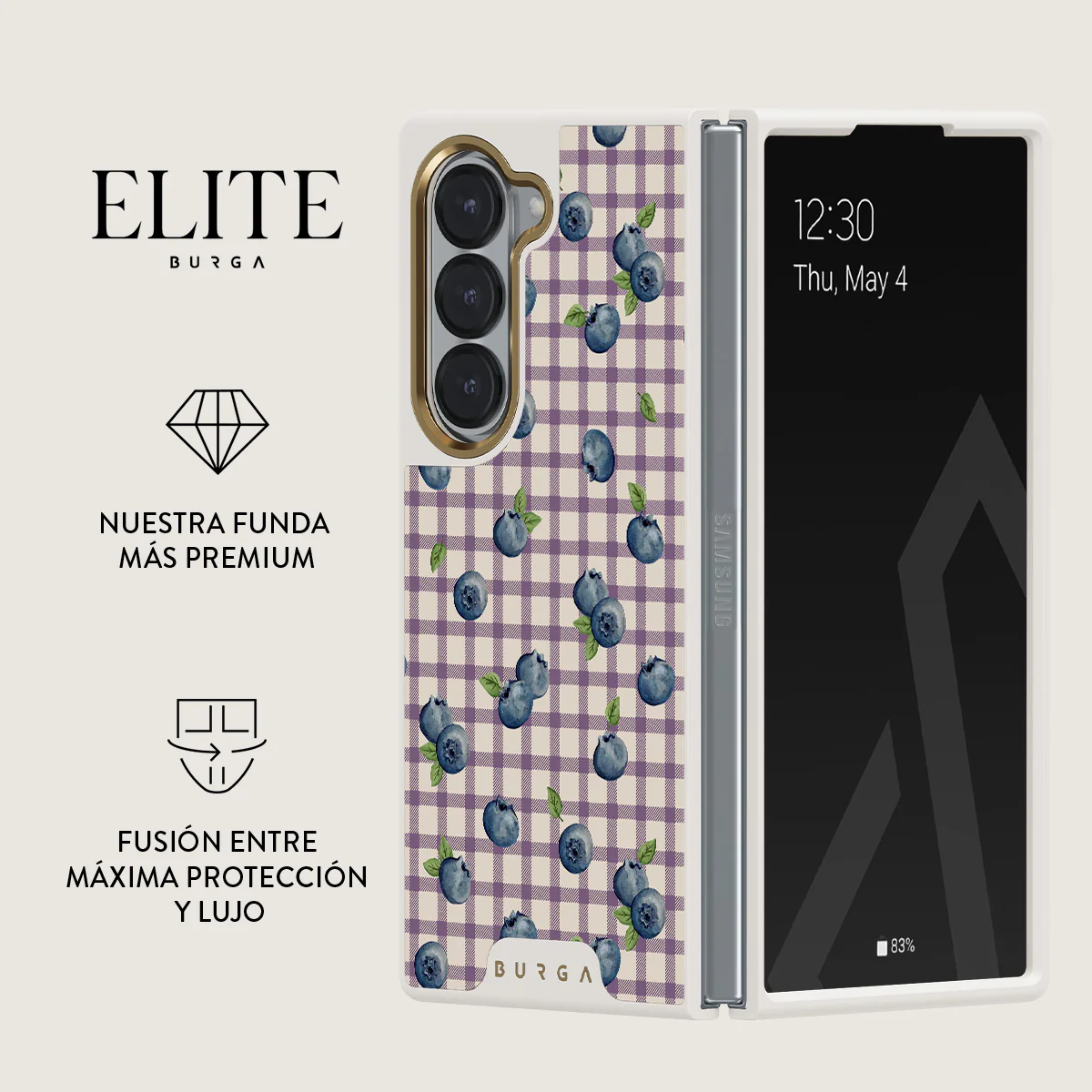 Blueberry Muffin - Samsung Galaxy Z Fold 6 Funda - Image 16