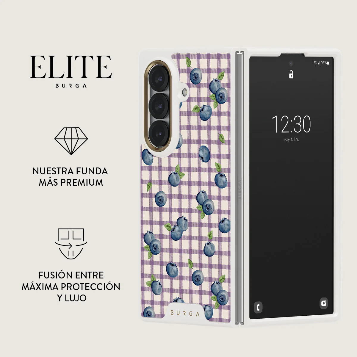 Blueberry Muffin - Samsung Galaxy Z Fold 7 Funda - Image 16