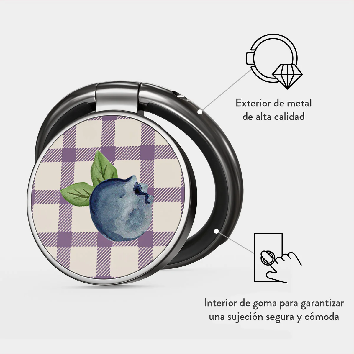 Blueberry Muffin - Anillo Para Móvil Adhesivo - Image 2