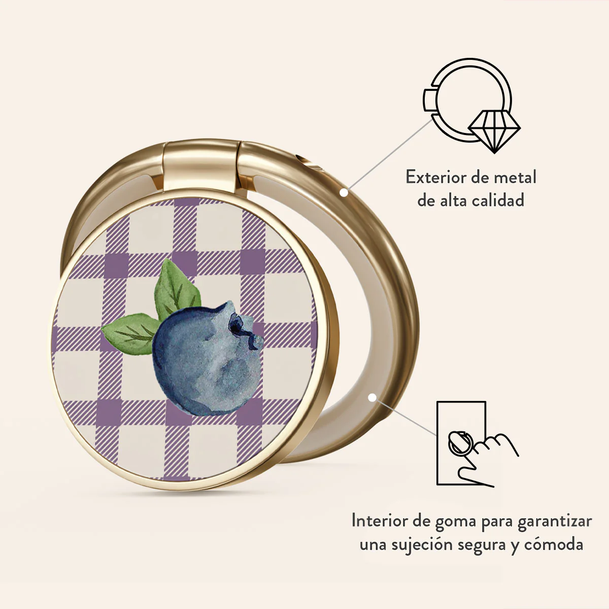 Blueberry Muffin - Anillo Para Móvil Adhesivo - Image 7