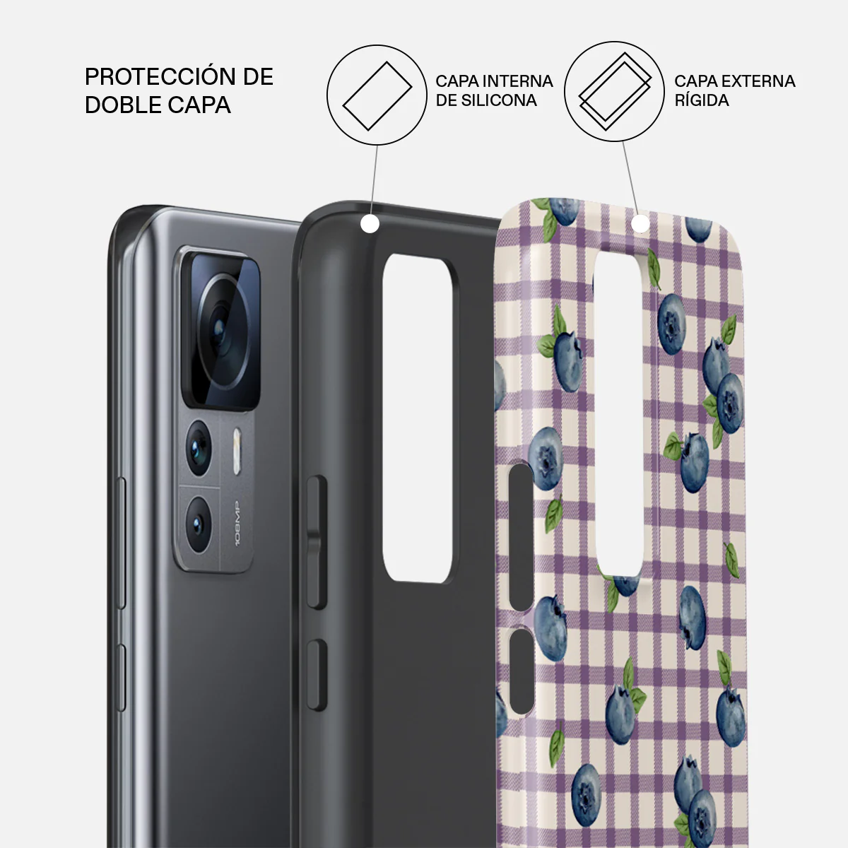 Blueberry Muffin - Xiaomi 12T Funda - Image 2