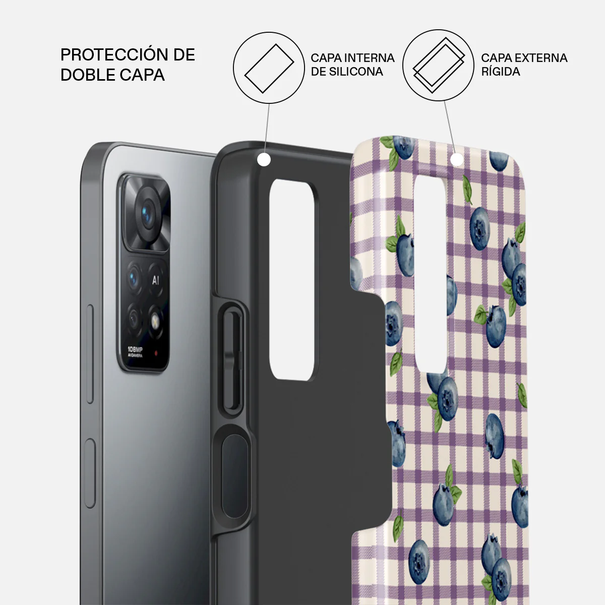 Blueberry Muffin - Xiaomi Redmi Note 11 Pro Funda - Image 2