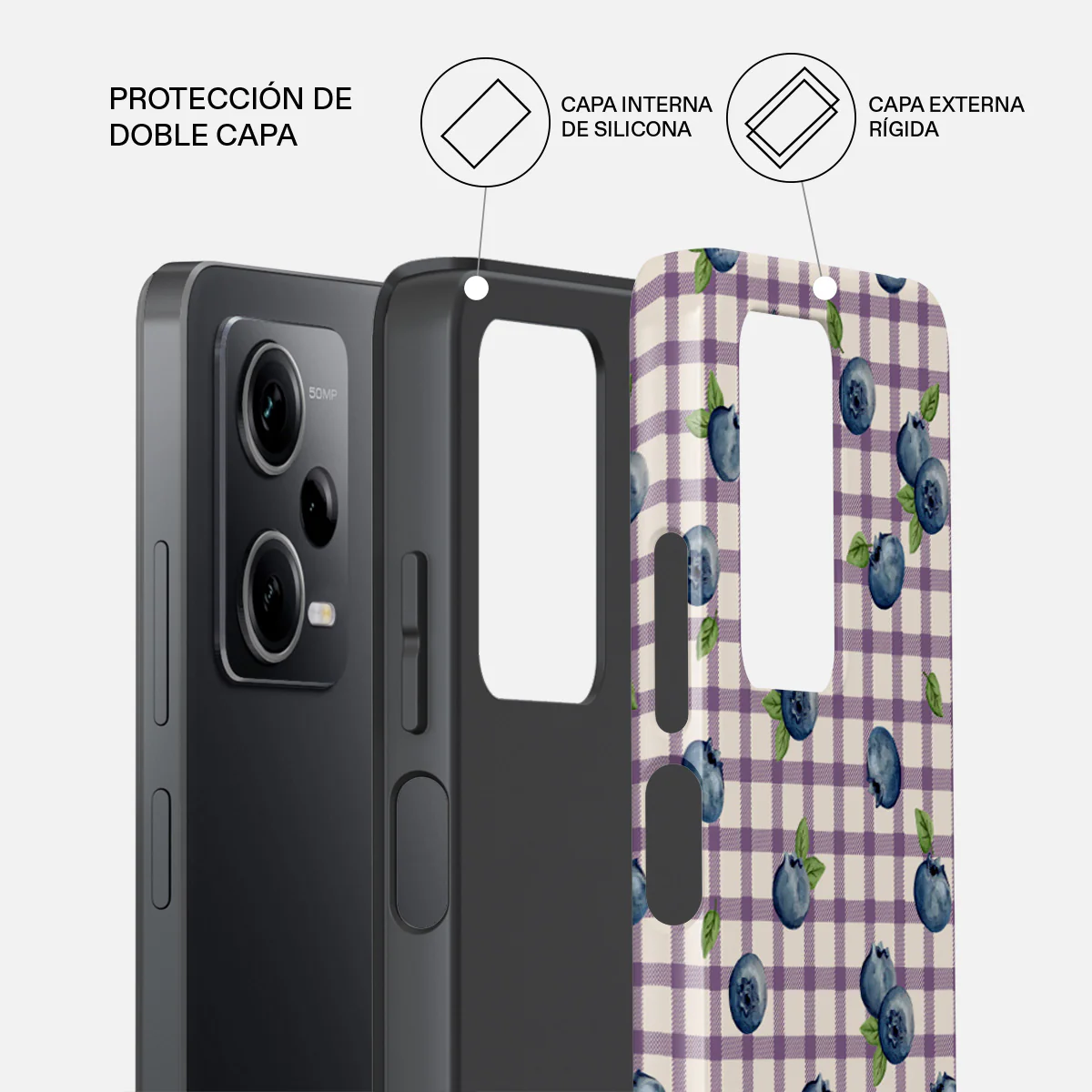 Blueberry Muffin - Xiaomi Redmi Note 12 Pro+ 5G Funda - Image 2