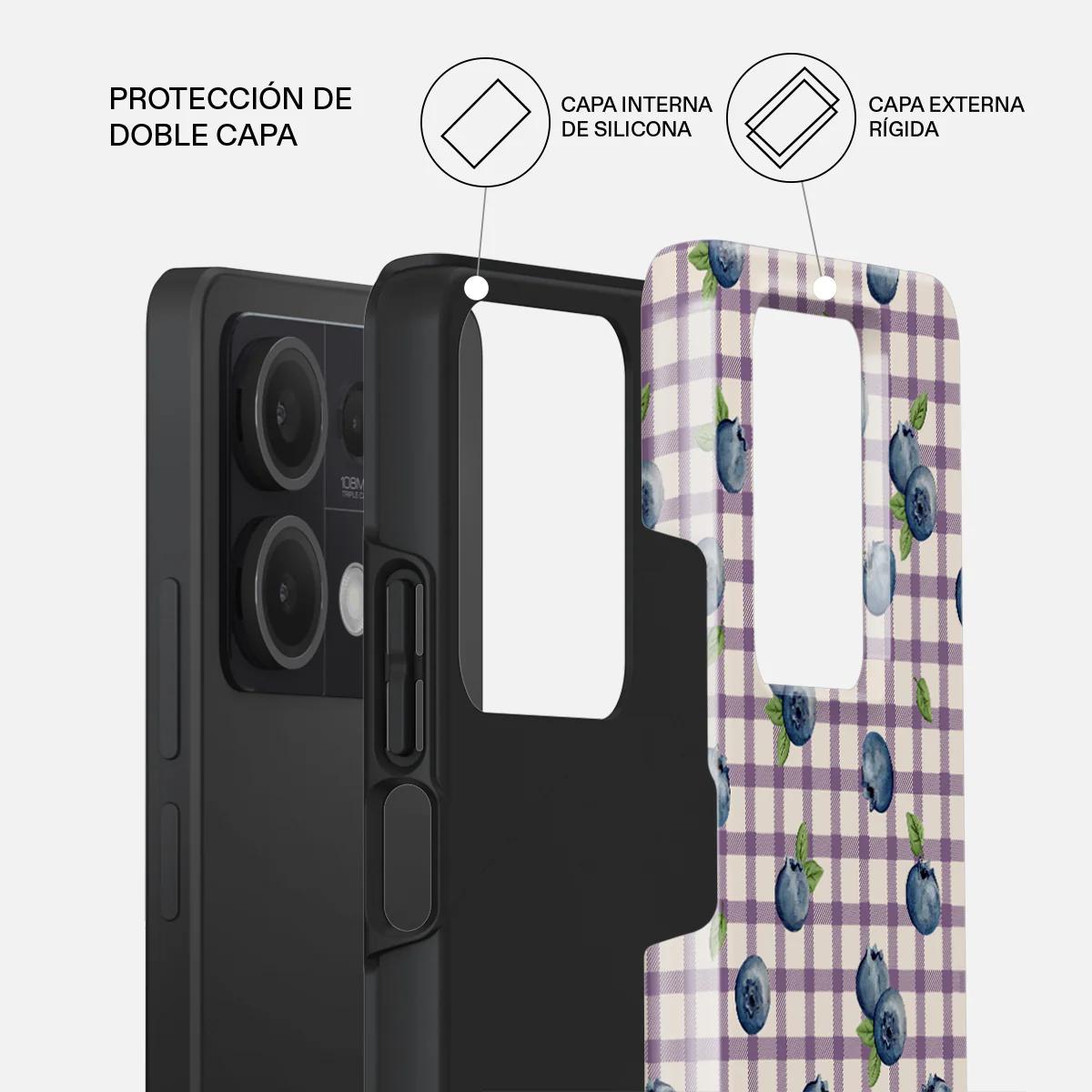 Blueberry Muffin - Xiaomi Redmi Note 13 5G Funda - Image 2