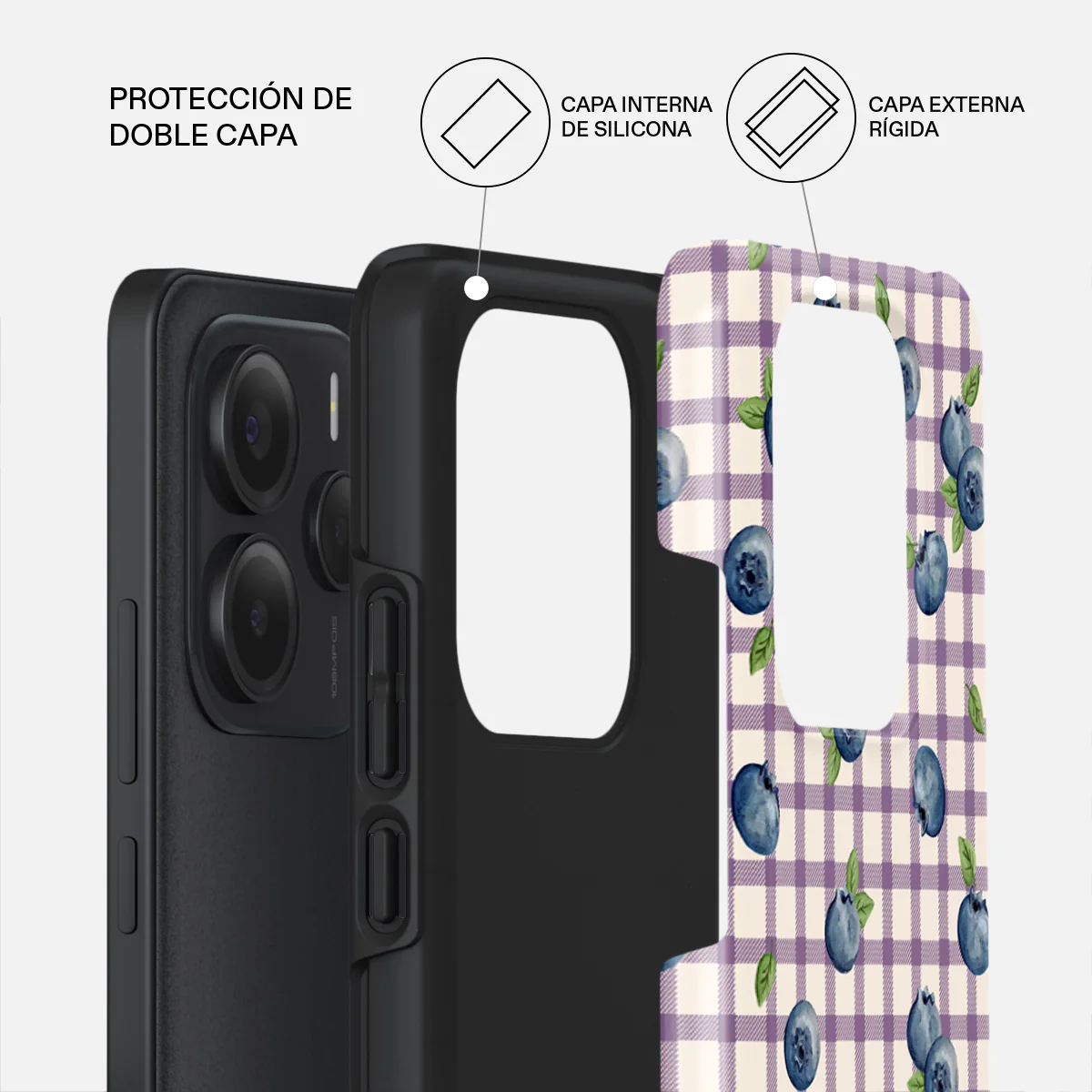 Blueberry Muffin - Xiaomi Redmi Note 14 5G Funda - Image 2