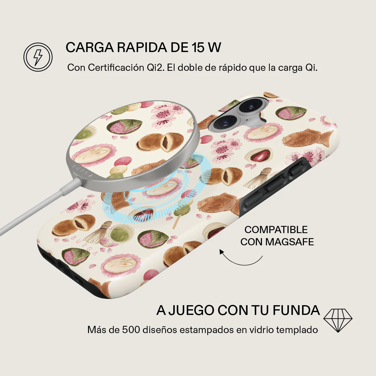 Café Haru - Cargador inalámbrico magnético - Image 8