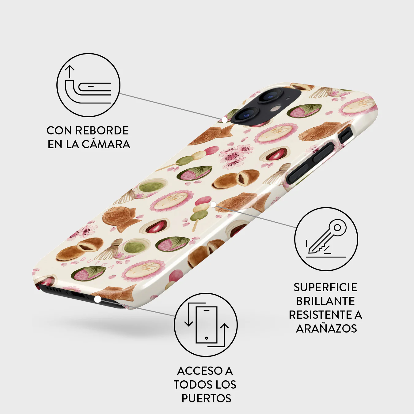 Café Haru - iPhone 12 Mini Funda - Image 3