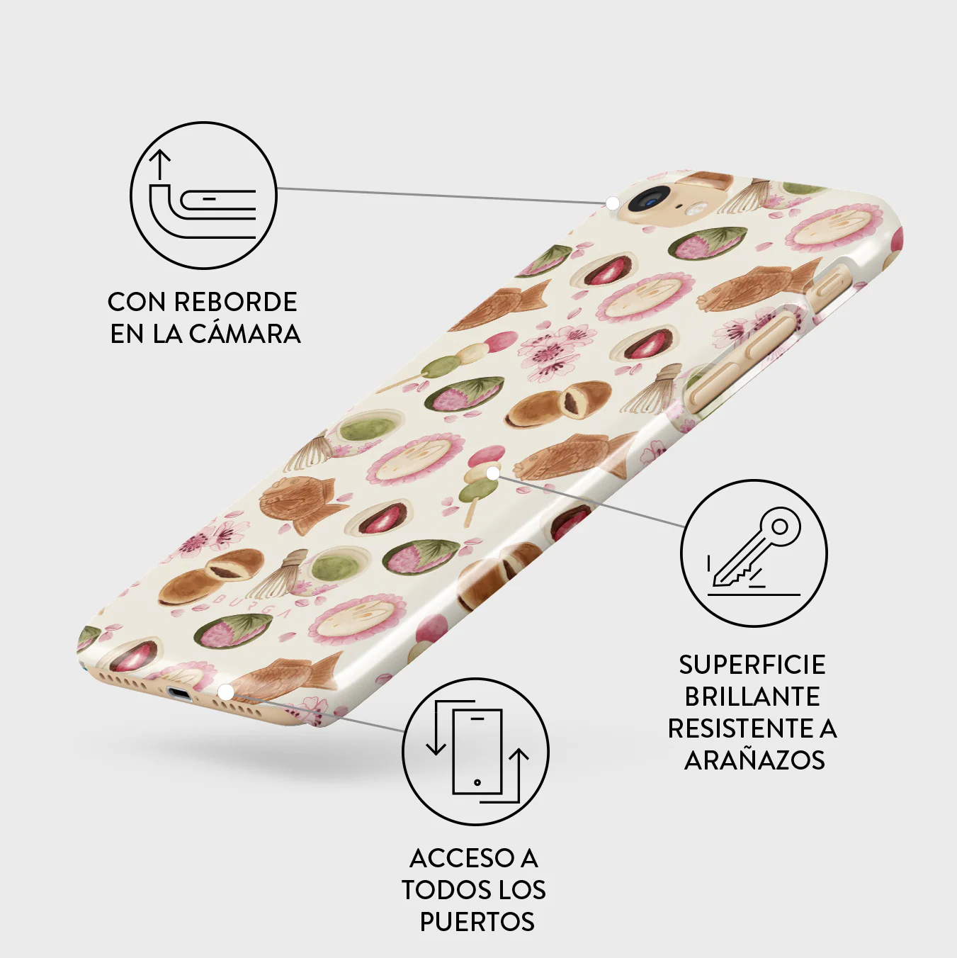 Café Haru - iPhone 7 / iPhone 8 Funda - Image 3