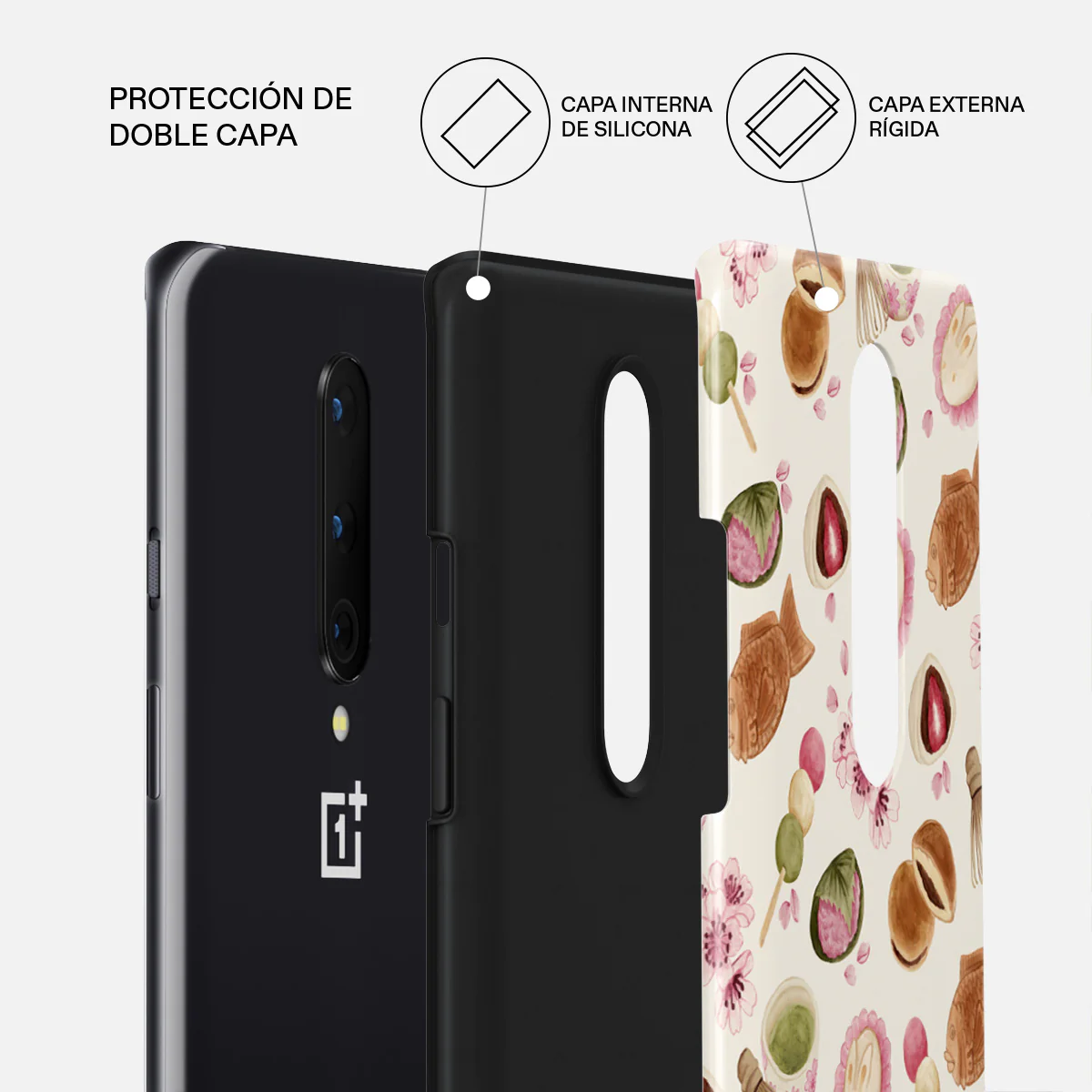 Café Haru - OnePlus 8 Funda - Image 2