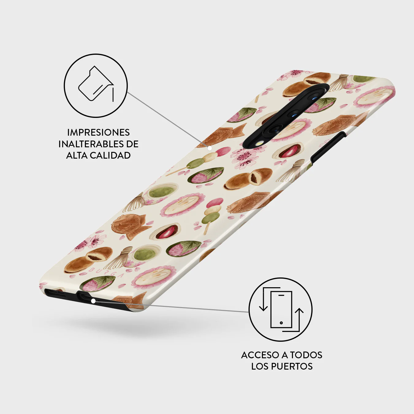 Café Haru - OnePlus 8 Funda - Image 3