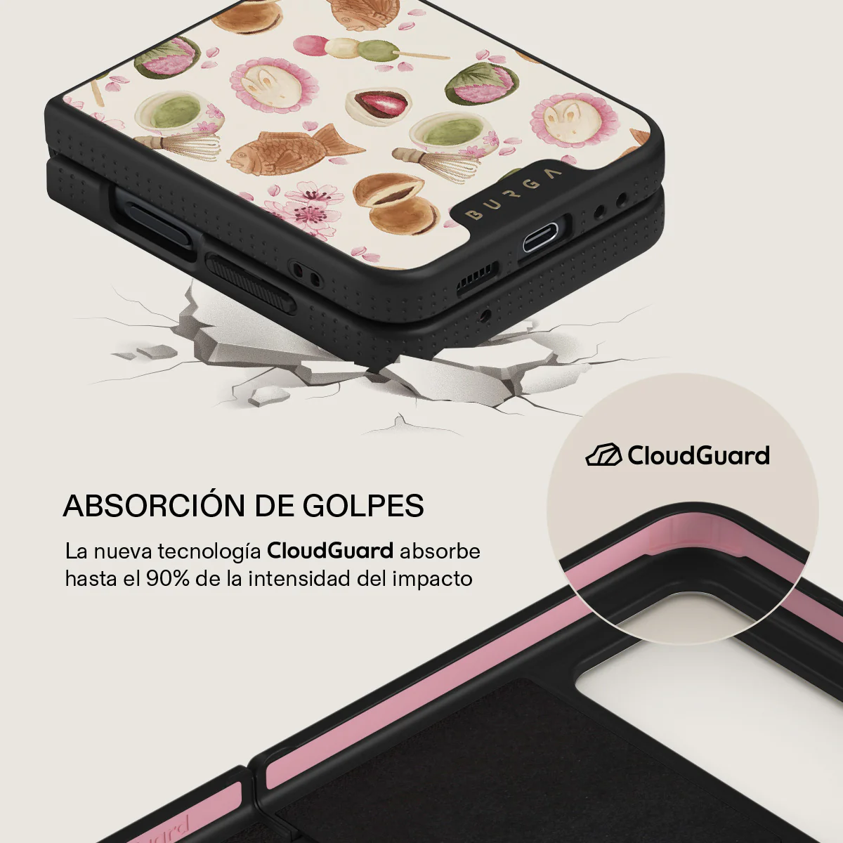 Café Haru - Samsung Galaxy Z Flip 4 Funda - Image 16