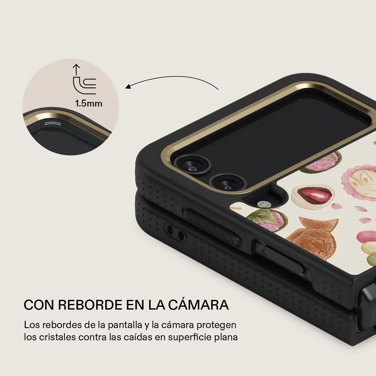 Café Haru - Samsung Galaxy Z Flip 4 Funda - Image 17