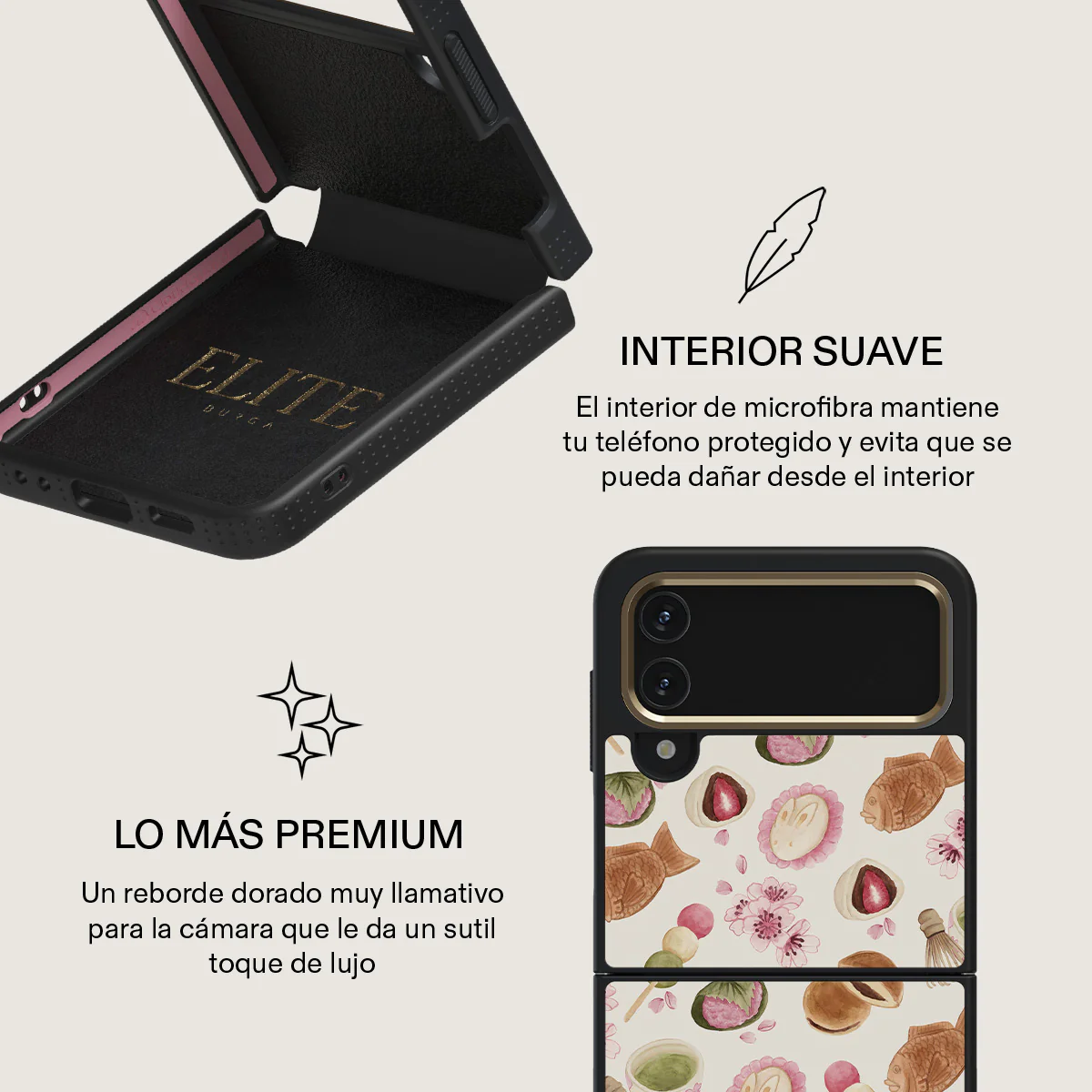 Café Haru - Samsung Galaxy Z Flip 4 Funda - Image 19