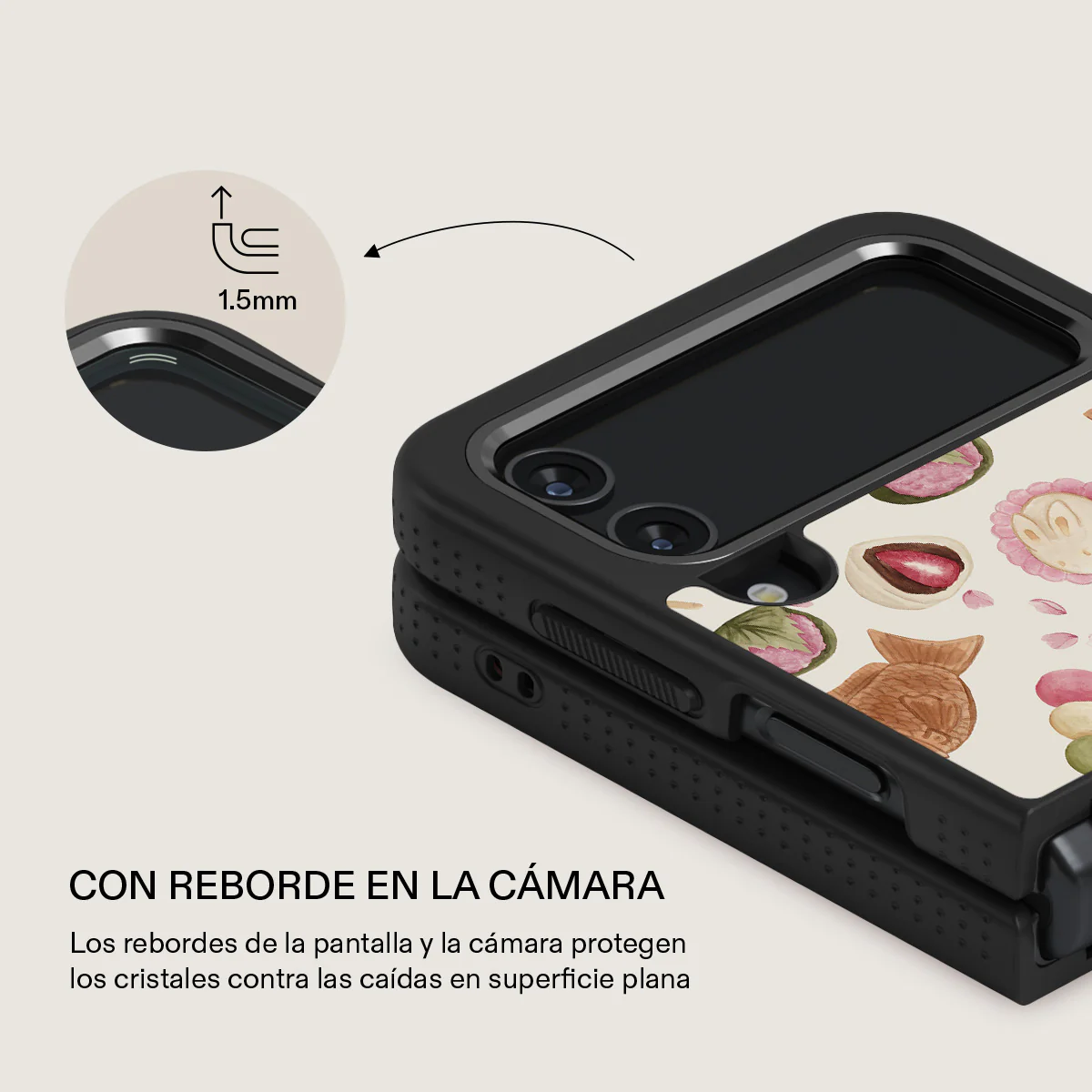 Café Haru - Samsung Galaxy Z Flip 4 Funda - Image 23