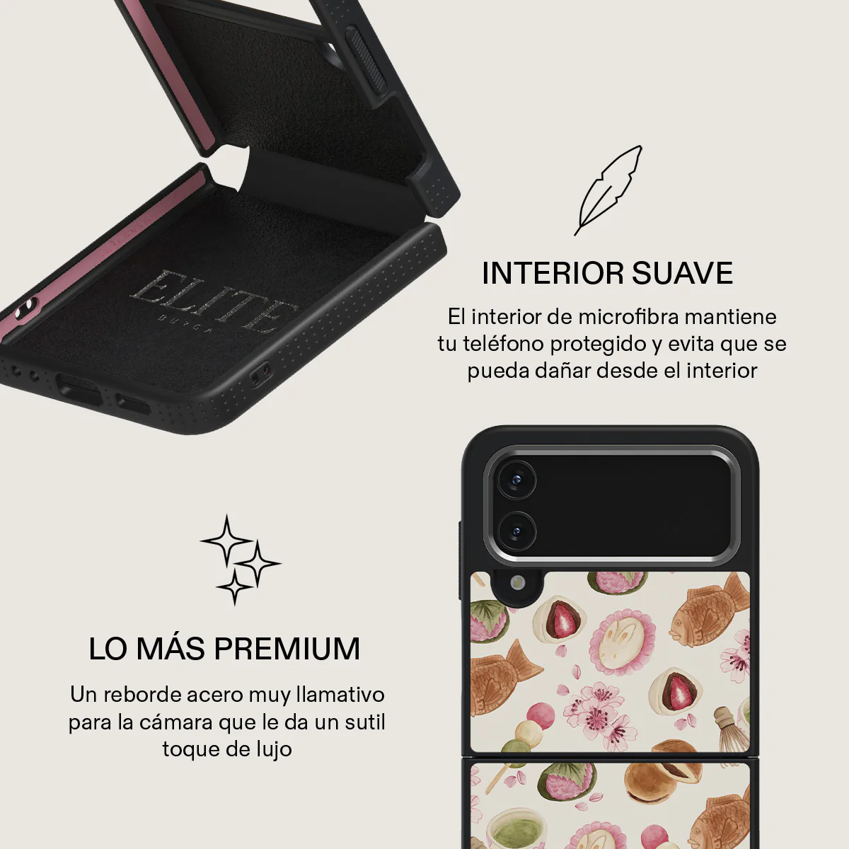 Café Haru - Samsung Galaxy Z Flip 4 Funda - Image 25