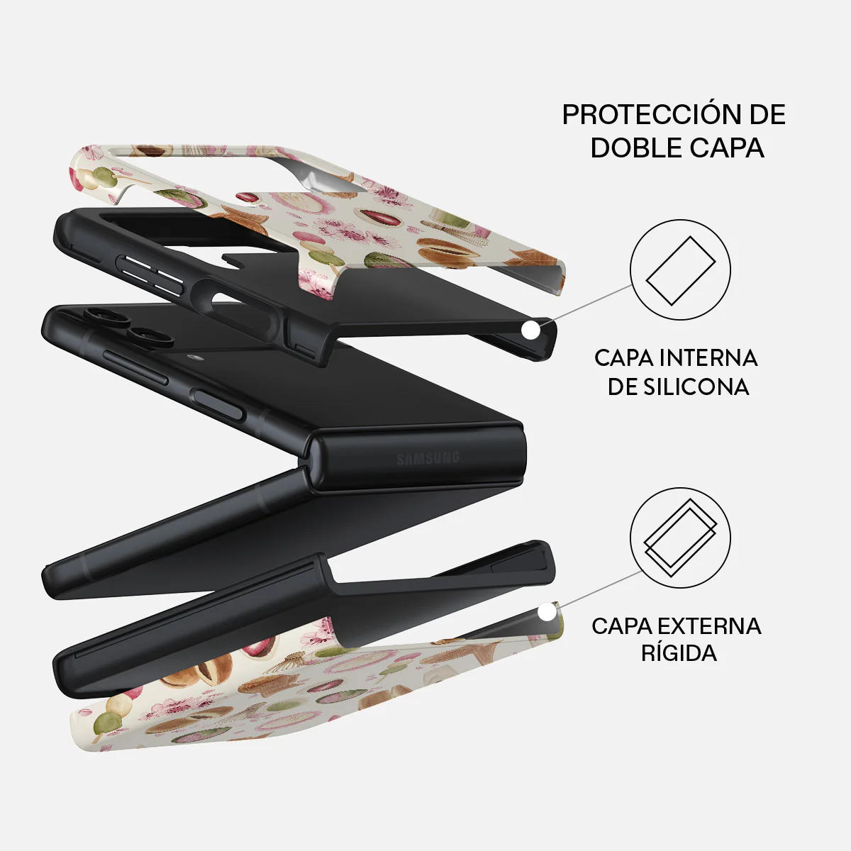 Café Haru - Samsung Galaxy Z Flip 4 Funda - Image 8