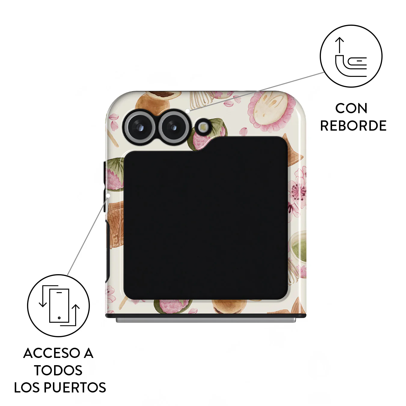 Café Haru - Samsung Galaxy Z Flip 6 Funda - Image 3