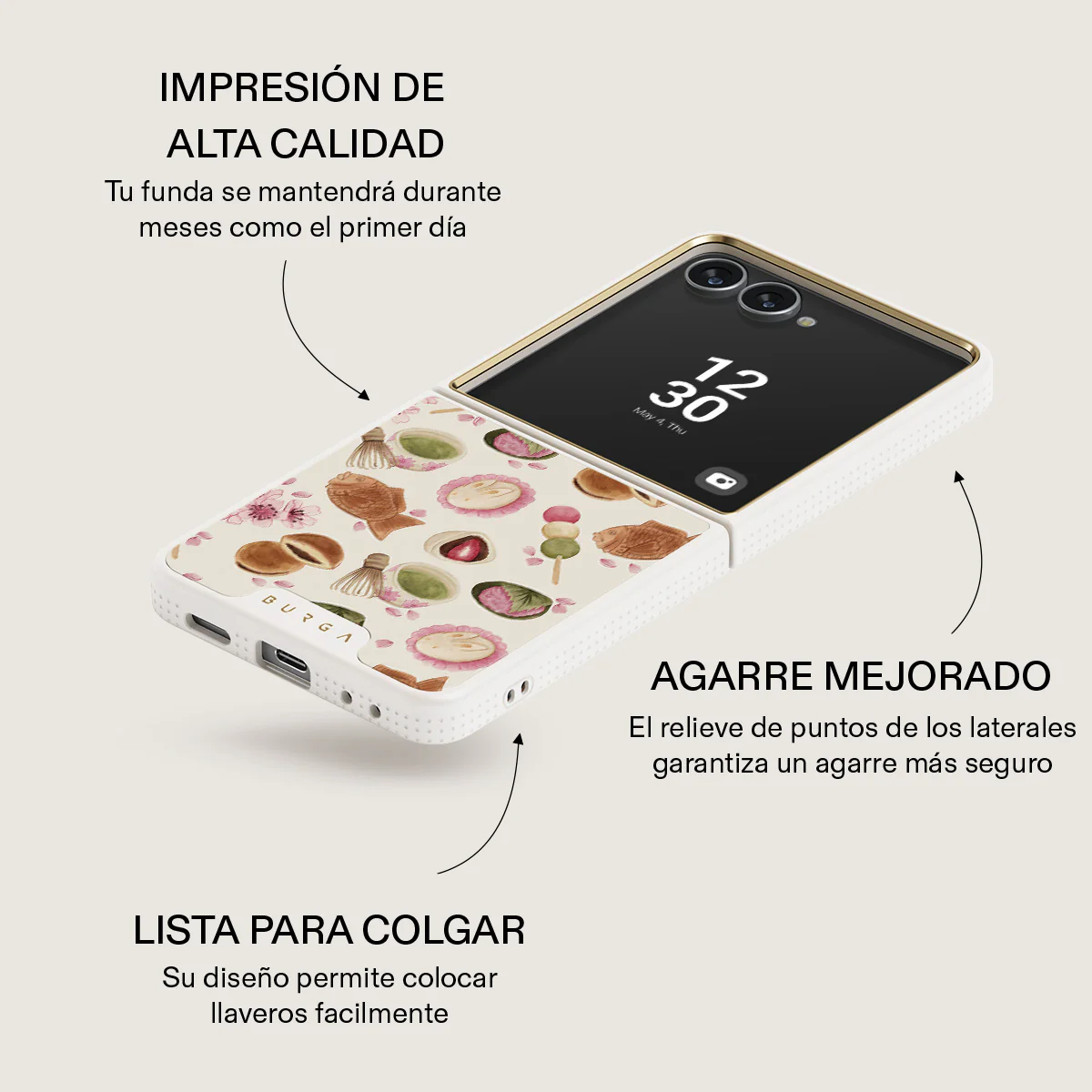 Café Haru - Samsung Galaxy Z Flip 7 Funda - Image 23