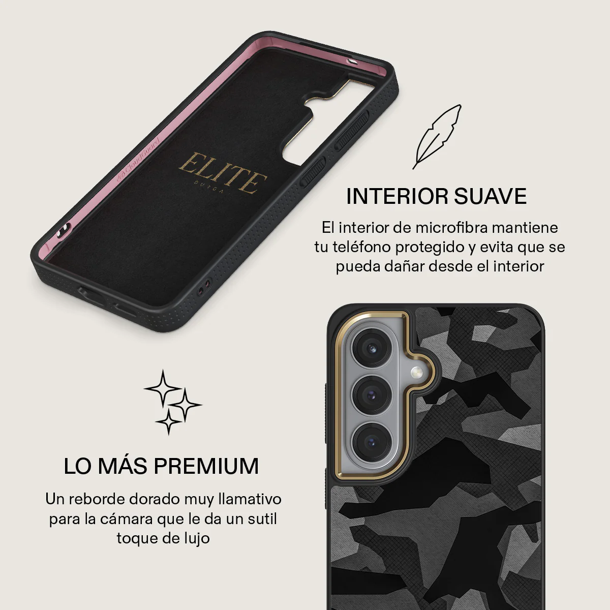Night Black Camouflage - Samsung Galaxy S26 Funda - Image 10