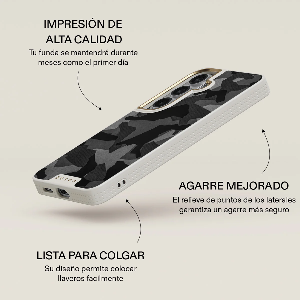 Night Black Camouflage - Samsung Galaxy S26 Funda - Image 30