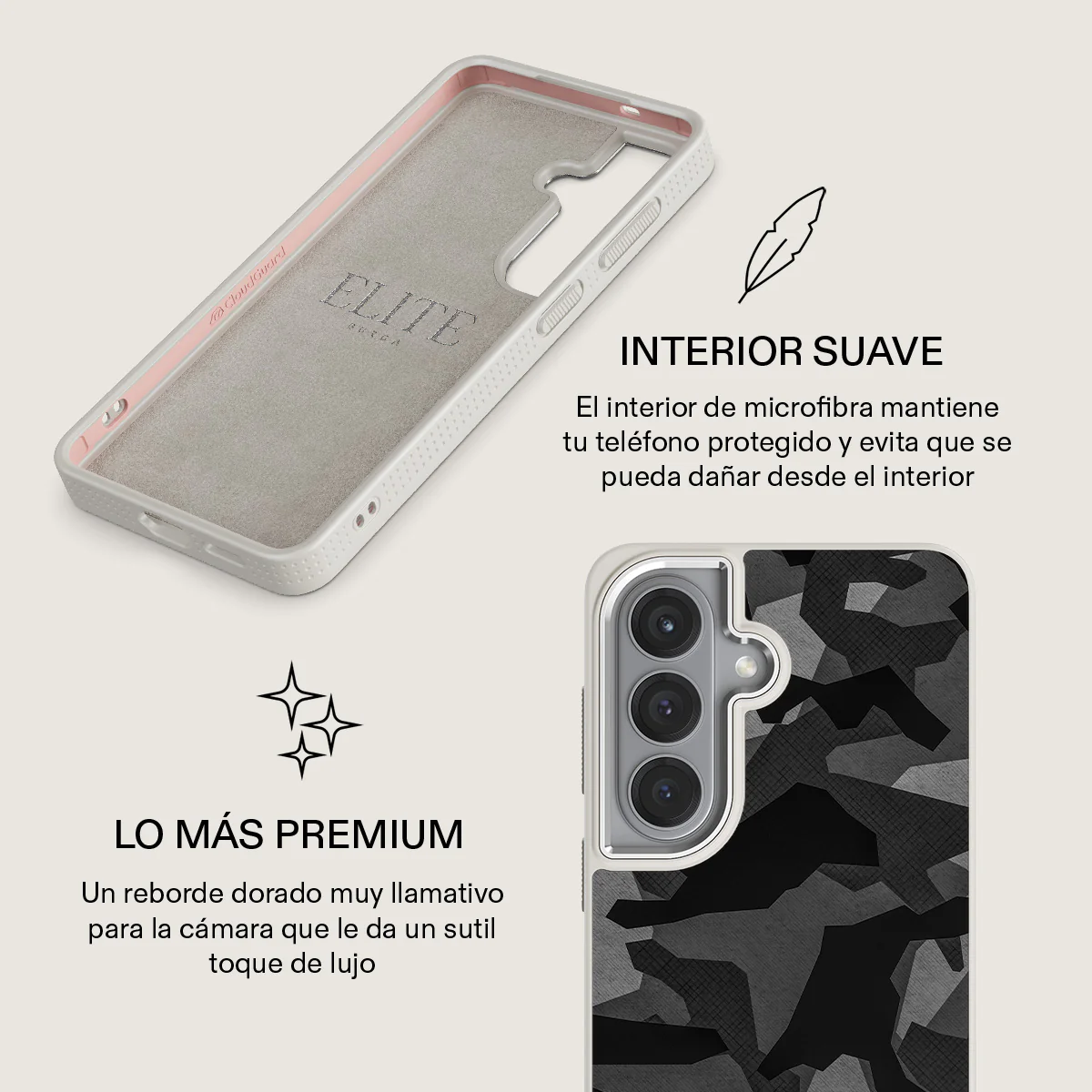Night Black Camouflage - Samsung Galaxy S26 Funda - Image 38