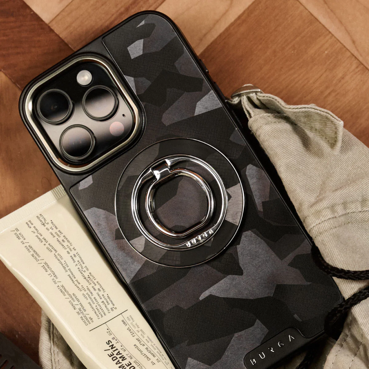 Night Black Camouflage - Samsung Galaxy S26 Funda - Image 46